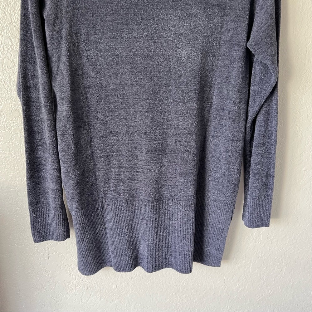 NEW Barefoot Dreams CozyChic™ Ultra Lite Paradise Knit sweater sz M - Picture 10 of 12